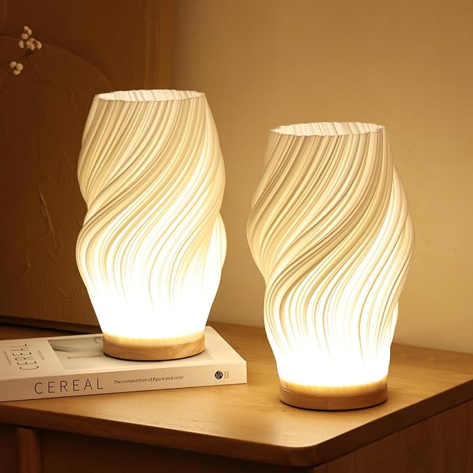 Sculptural Table Lamp | Dimmable Soft Ambient Lighting