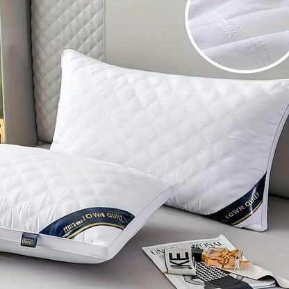 Hotel Pillow Set | Bed Pillows For Side Back And Stomach Sleepers