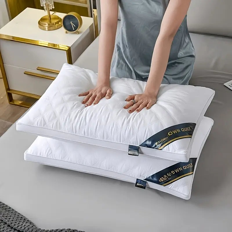 Hotel Pillow Set | Bed Pillows For Side Back And Stomach Sleepers