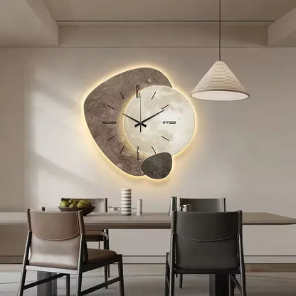 Modern Decorative Wall Clock | Silent Sweep With Ambient Backlight