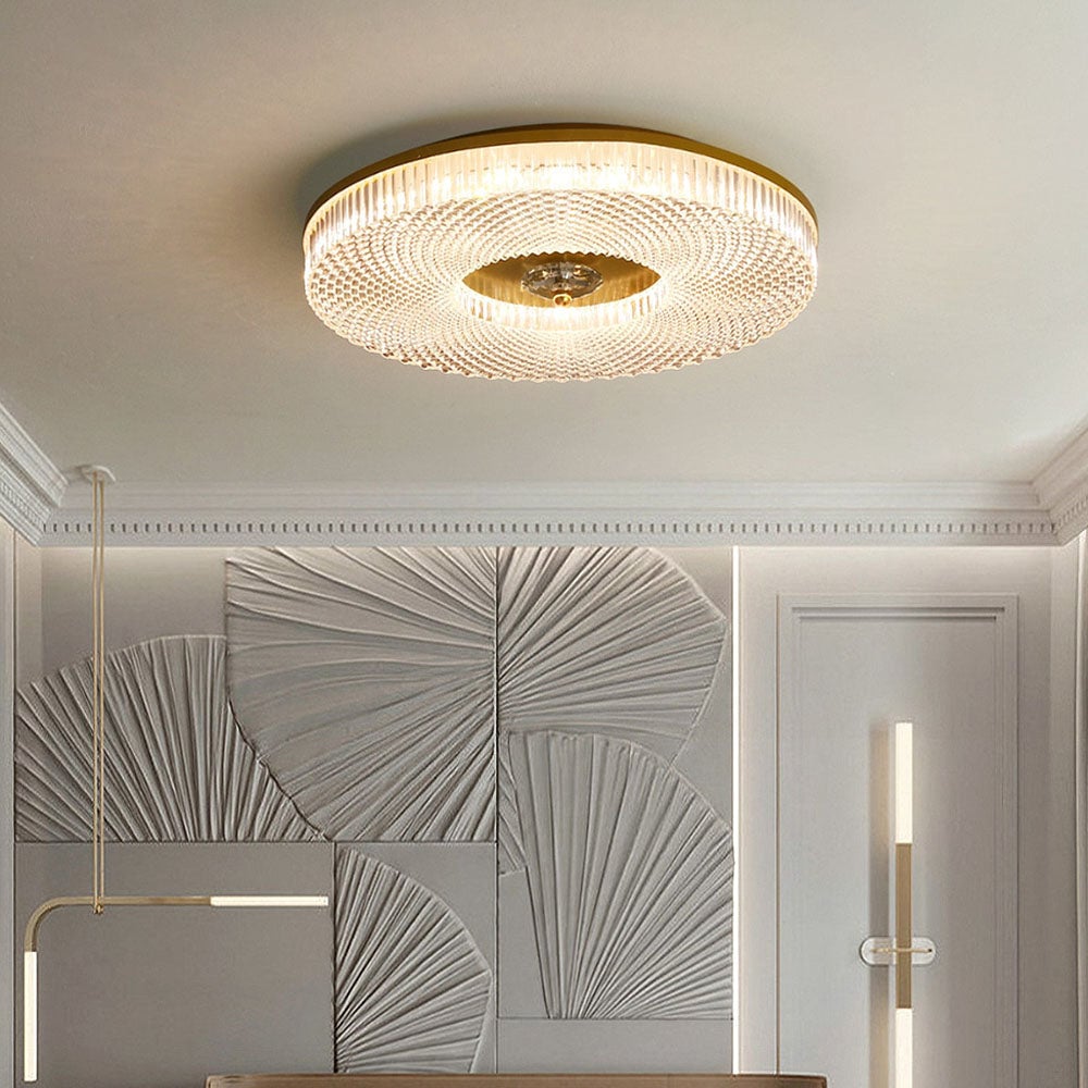 Modern Flush Ceiling Light | Bright Ambient Lighting
