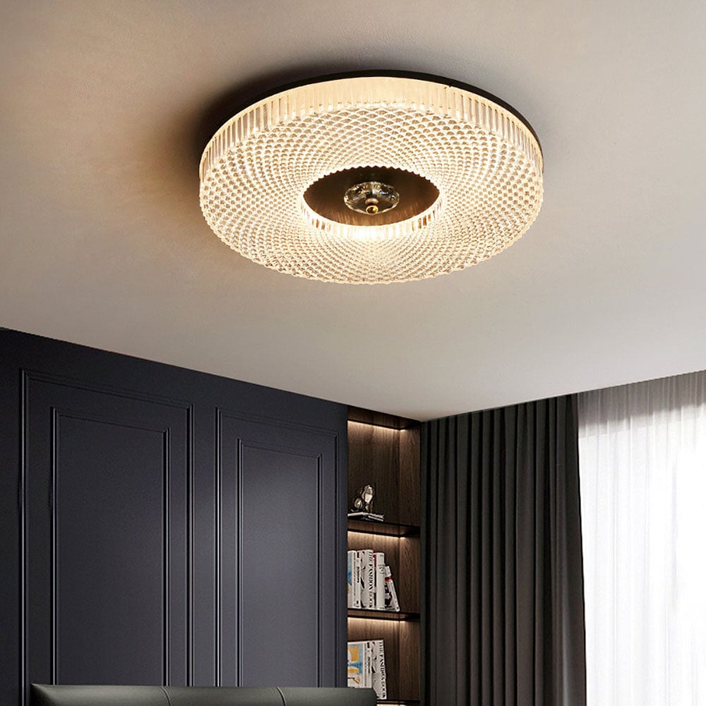 Modern Flush Ceiling Light | Bright Ambient Lighting