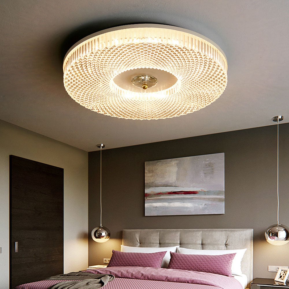 Modern Flush Ceiling Light | Bright Ambient Lighting
