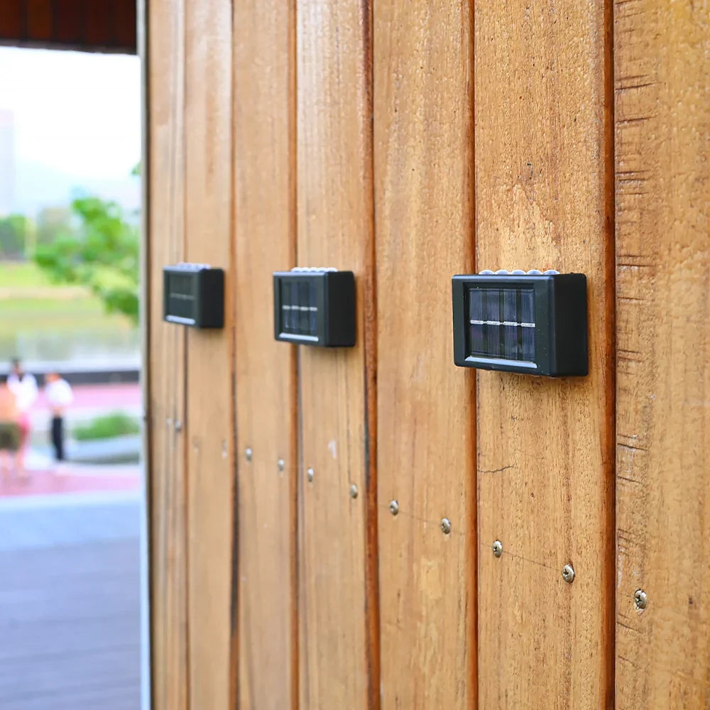 Solar Wall Lights | Motion Sensor Outdoor Fence And Patio Lighting