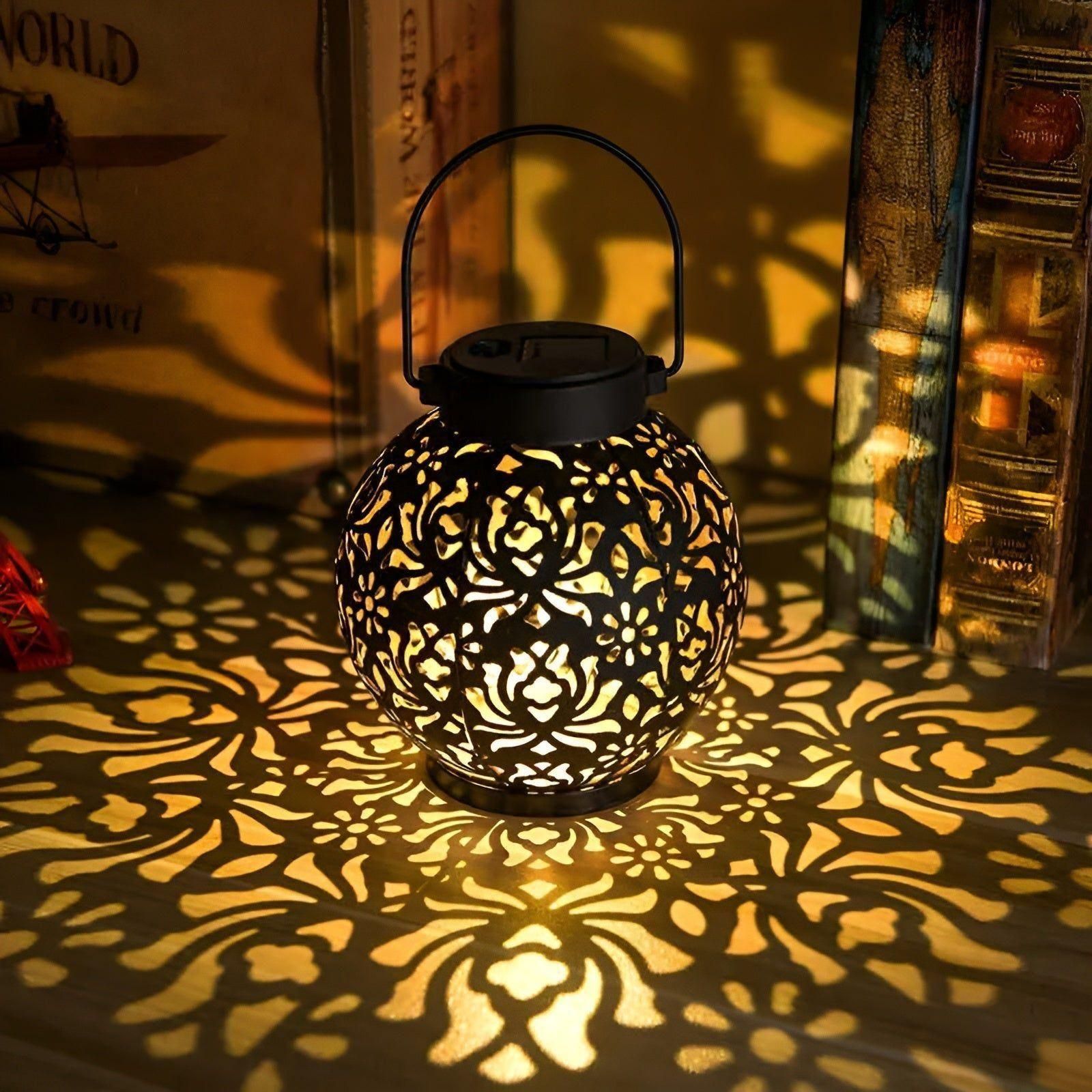 Solar Hanging Lantern | Outdoor LED Decorative Pattern Light