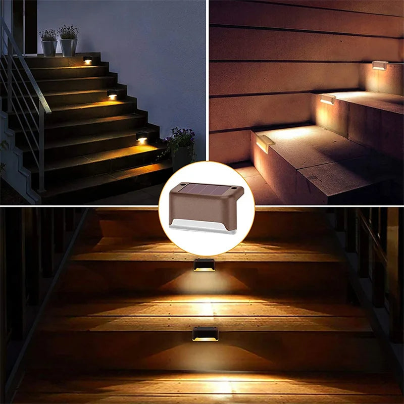 Solar Step Lights | Waterproof Outdoor Deck And Stair Lighting