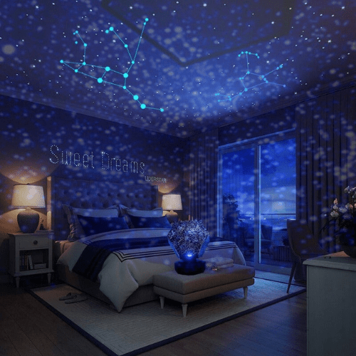 Star Projector Night Light | Rotating Galaxy Projection