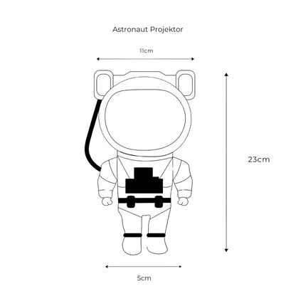 Astronaut Star Projector | Galaxy LED Night Light For Bedroom And Kids