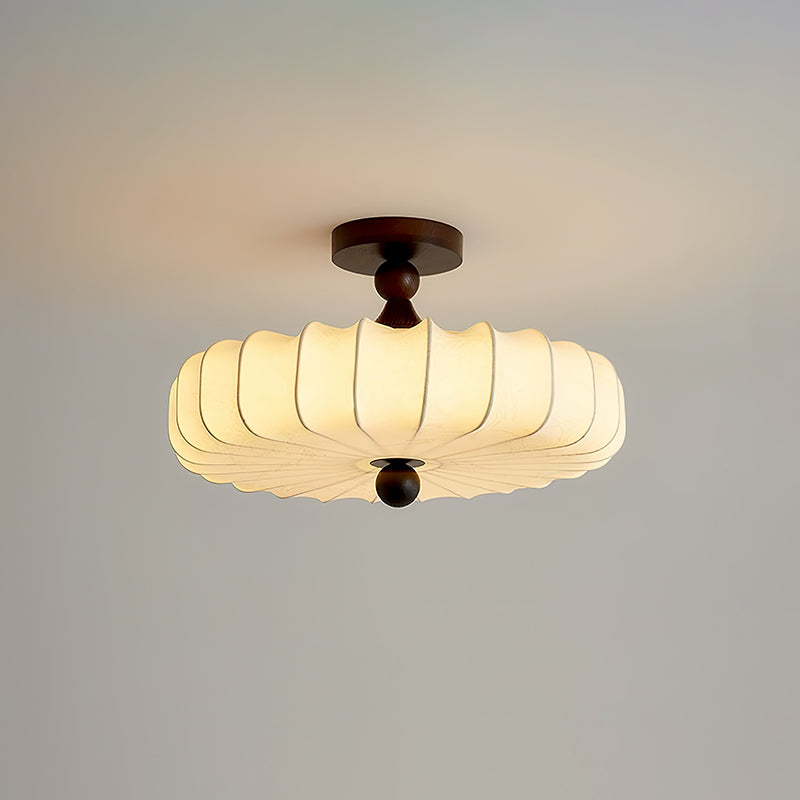 Japandi Ceiling Light | Semi Flush Mount For Bedroom Living Room