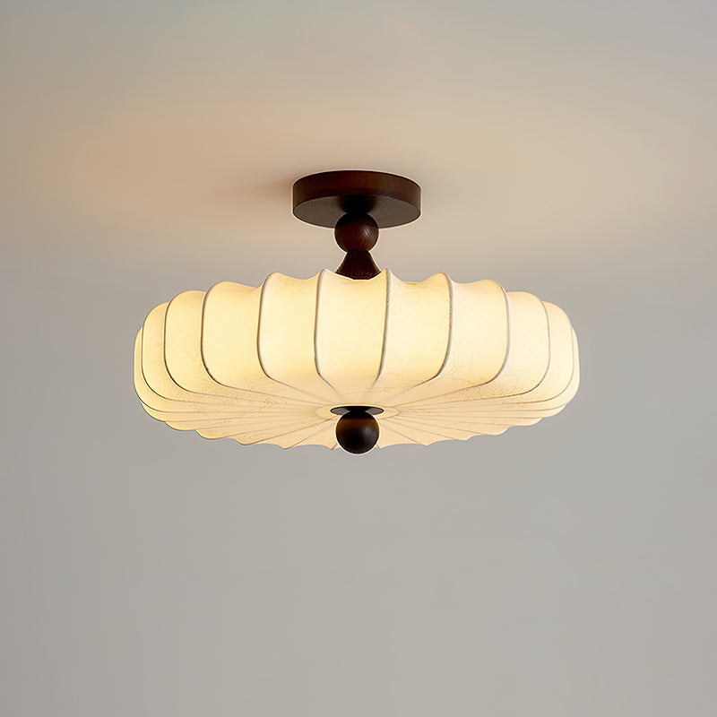 Japandi Ceiling Light | Semi Flush Mount For Bedroom Living Room