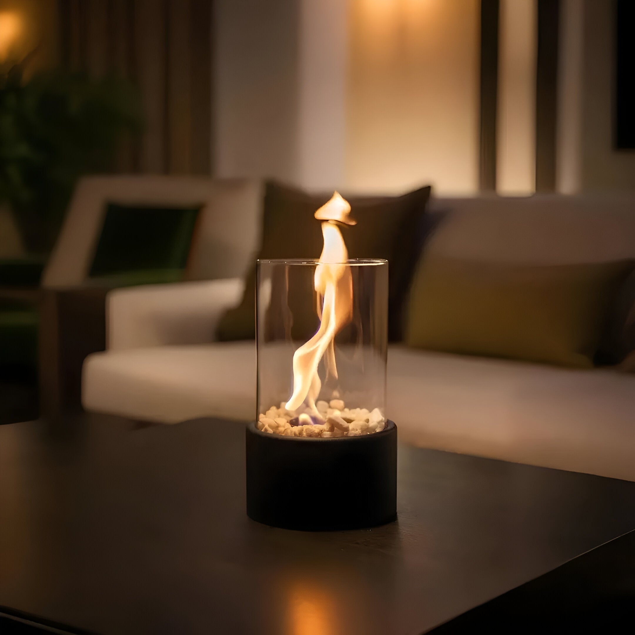 Tabletop Bio Ethanol Fireplace | Indoor Outdoor Ambient Flame