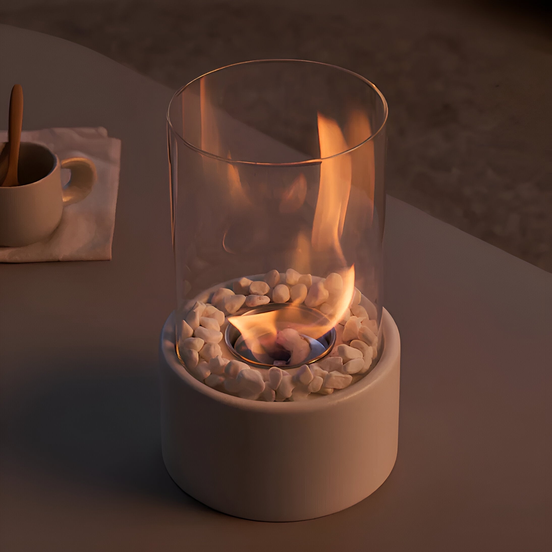 Tabletop Bio Ethanol Fireplace | Indoor Outdoor Ambient Flame