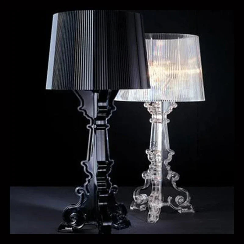 Baroque Table Lamp | Pleated Shade Bedside Living Room