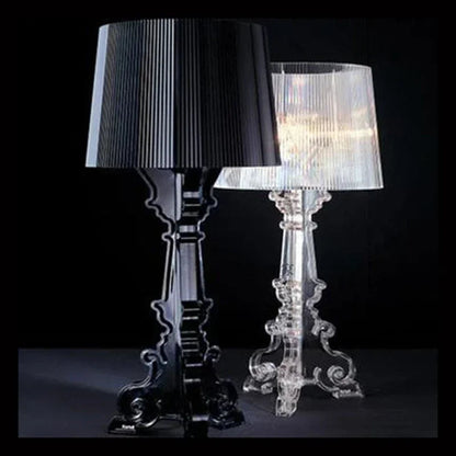 Baroque Table Lamp | Pleated Shade Bedside Living Room