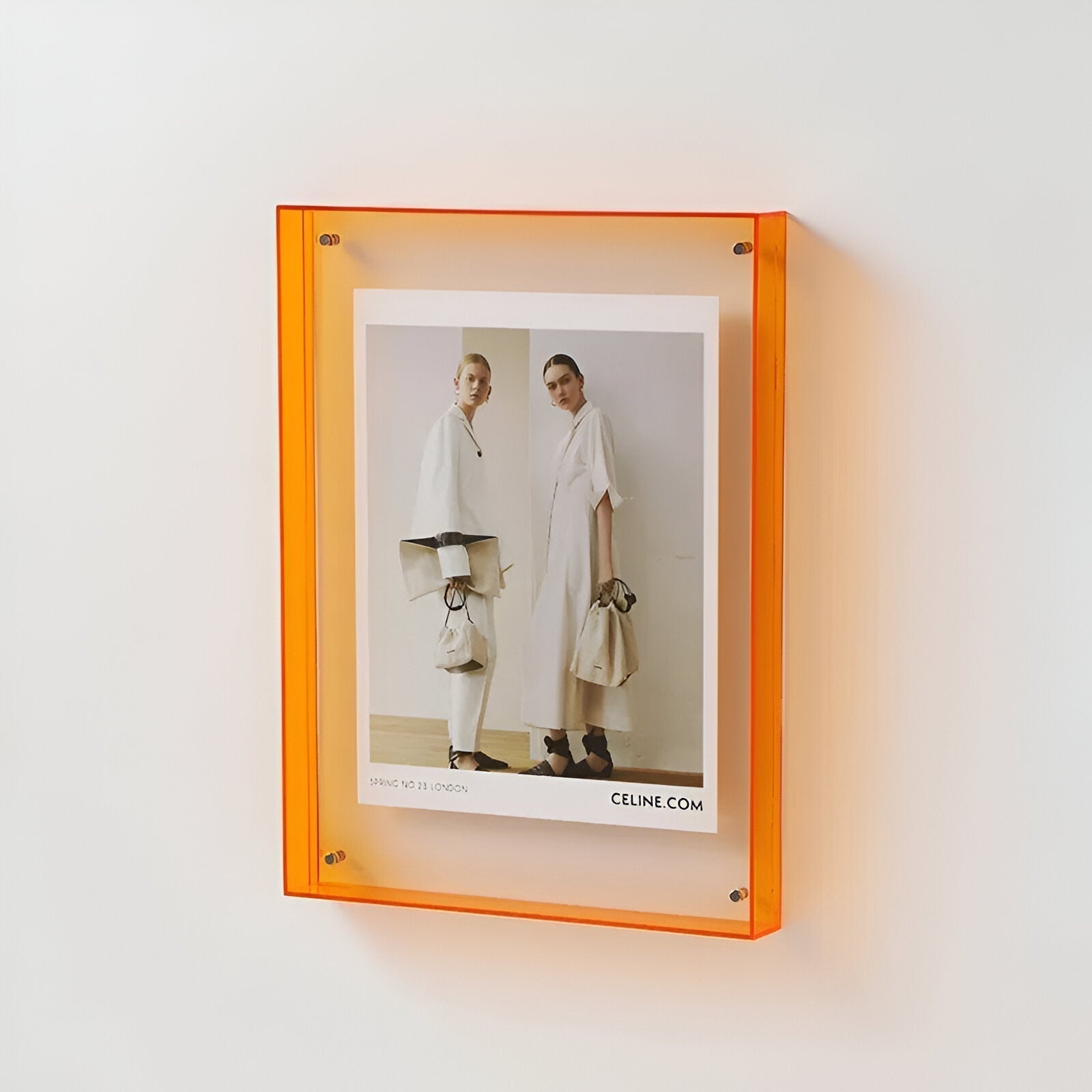 Transparent Acrylic Photo Frame | Minimalist Freestanding Or Wall Mounted