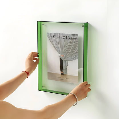 Transparent Acrylic Photo Frame | Minimalist Freestanding Or Wall Mounted
