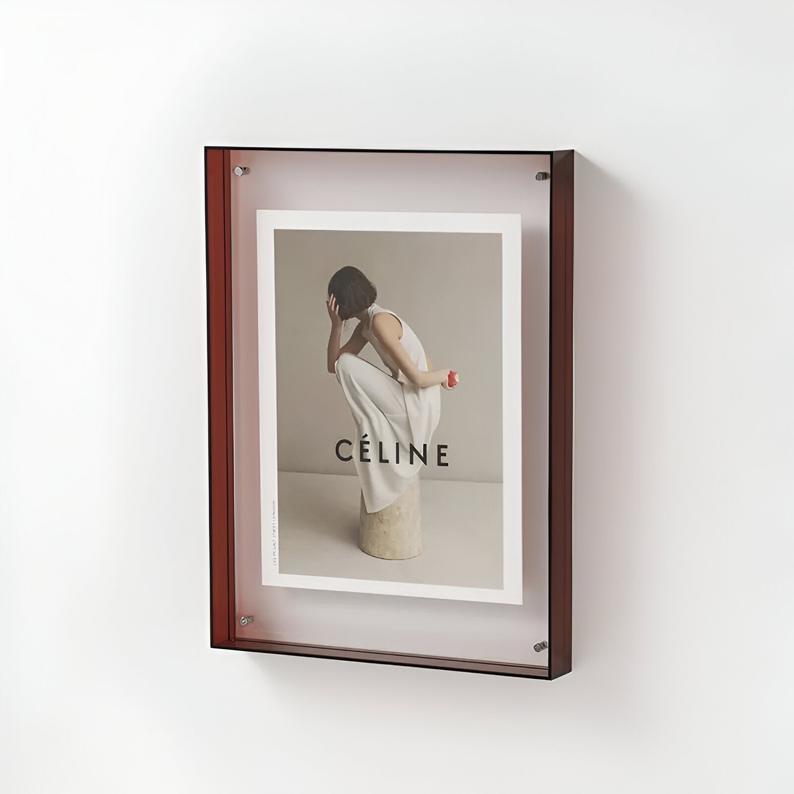 Transparent Acrylic Photo Frame | Minimalist Freestanding Or Wall Mounted