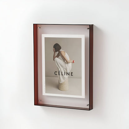 Transparent Acrylic Photo Frame | Minimalist Freestanding Or Wall Mounted
