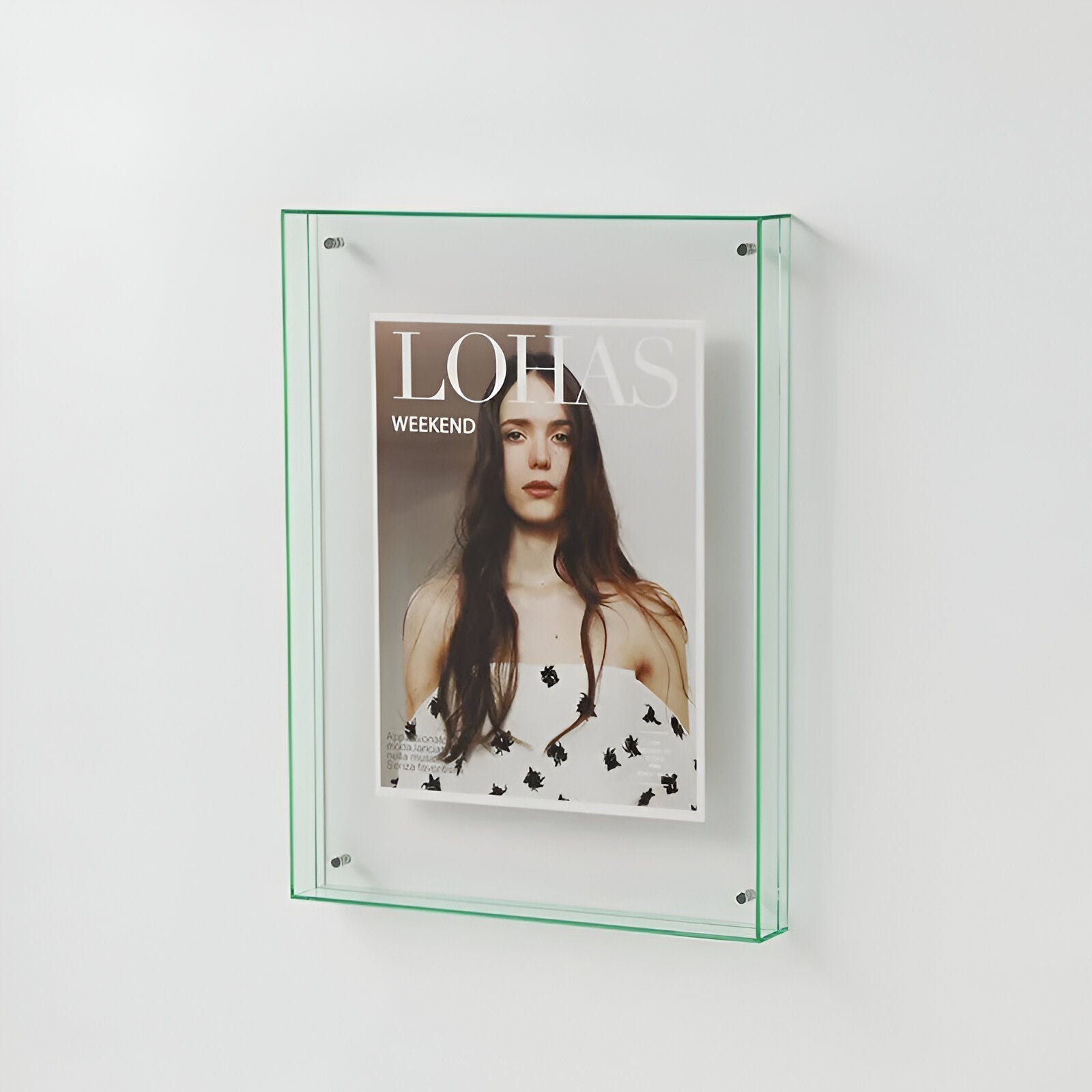 Transparent Acrylic Photo Frame | Minimalist Freestanding Or Wall Mounted
