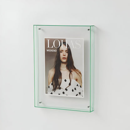 Transparent Acrylic Photo Frame | Minimalist Freestanding Or Wall Mounted