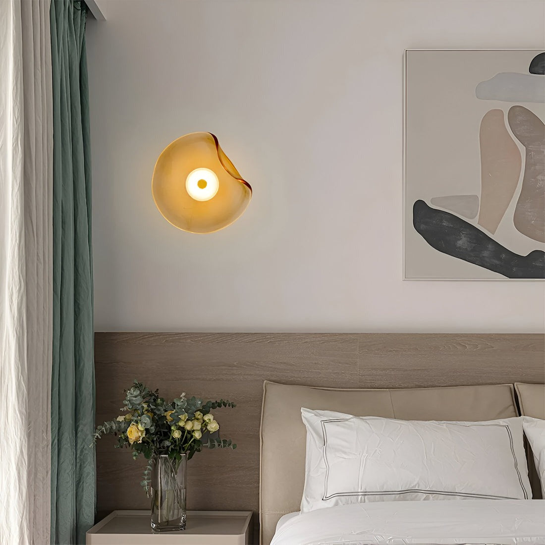 Sculptural Wall Light With Integrated LED