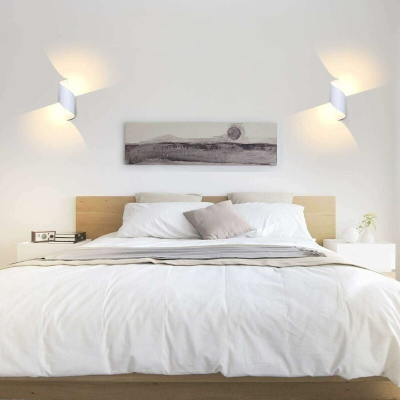 Spiral LED Wall Light | Modern Up Down Sconce For Hallway Bedroom