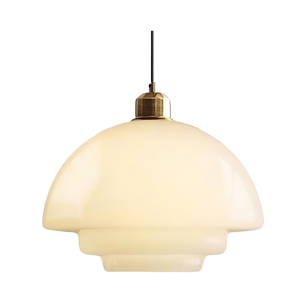 Art Deco Pendant Light | Soft Ambient Lighting For Dining And Kitchen