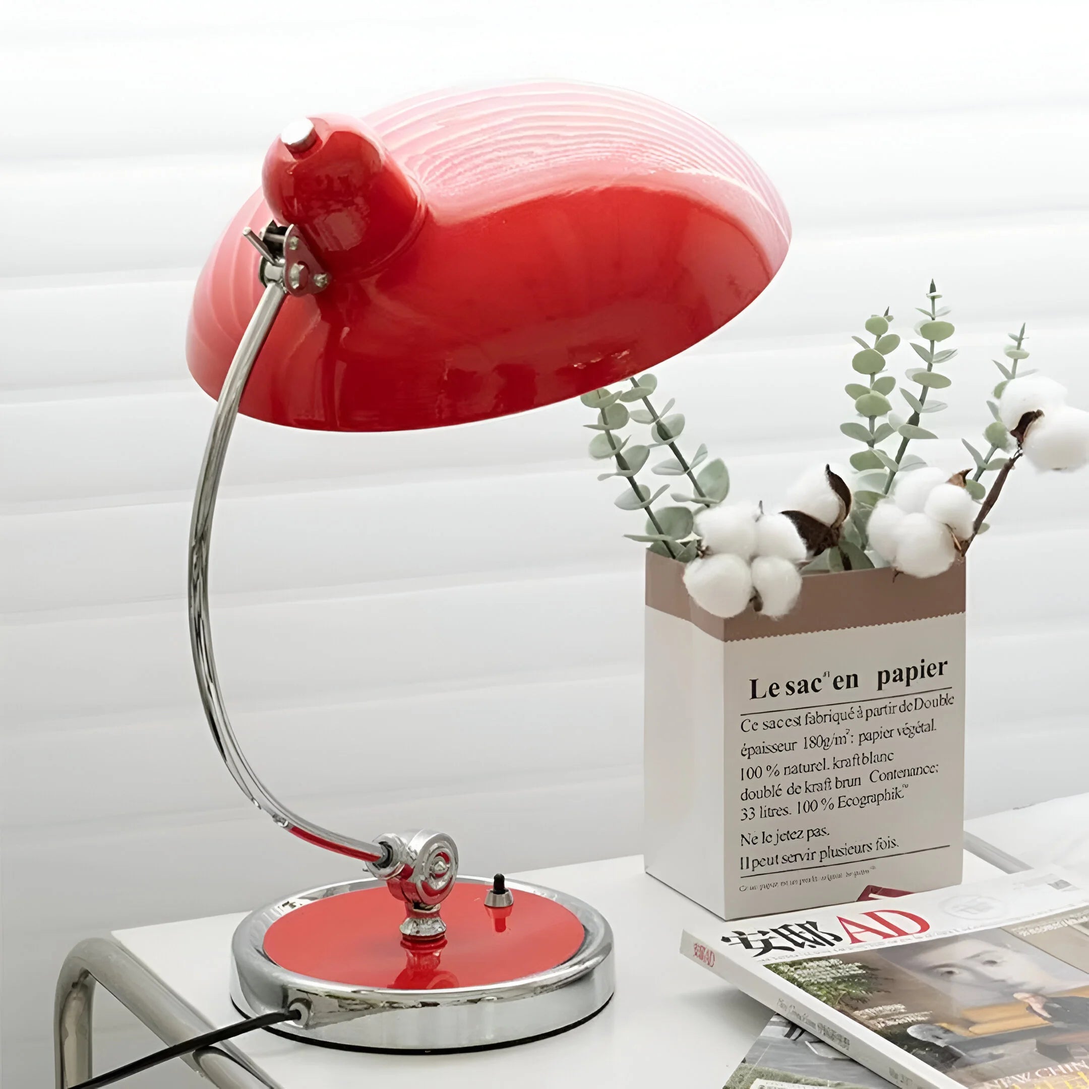 Vintage Desk Lamp | Adjustable Reading Light
