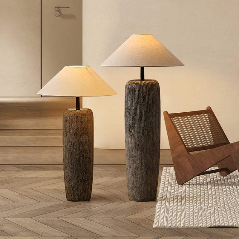 Japandi Floor Lamp | Organic Design