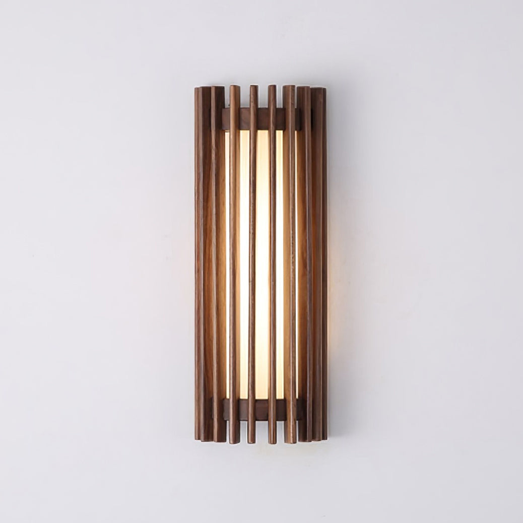 Slatted Wall Light | Vertical Ambient Sconce For Living Room Bathroom