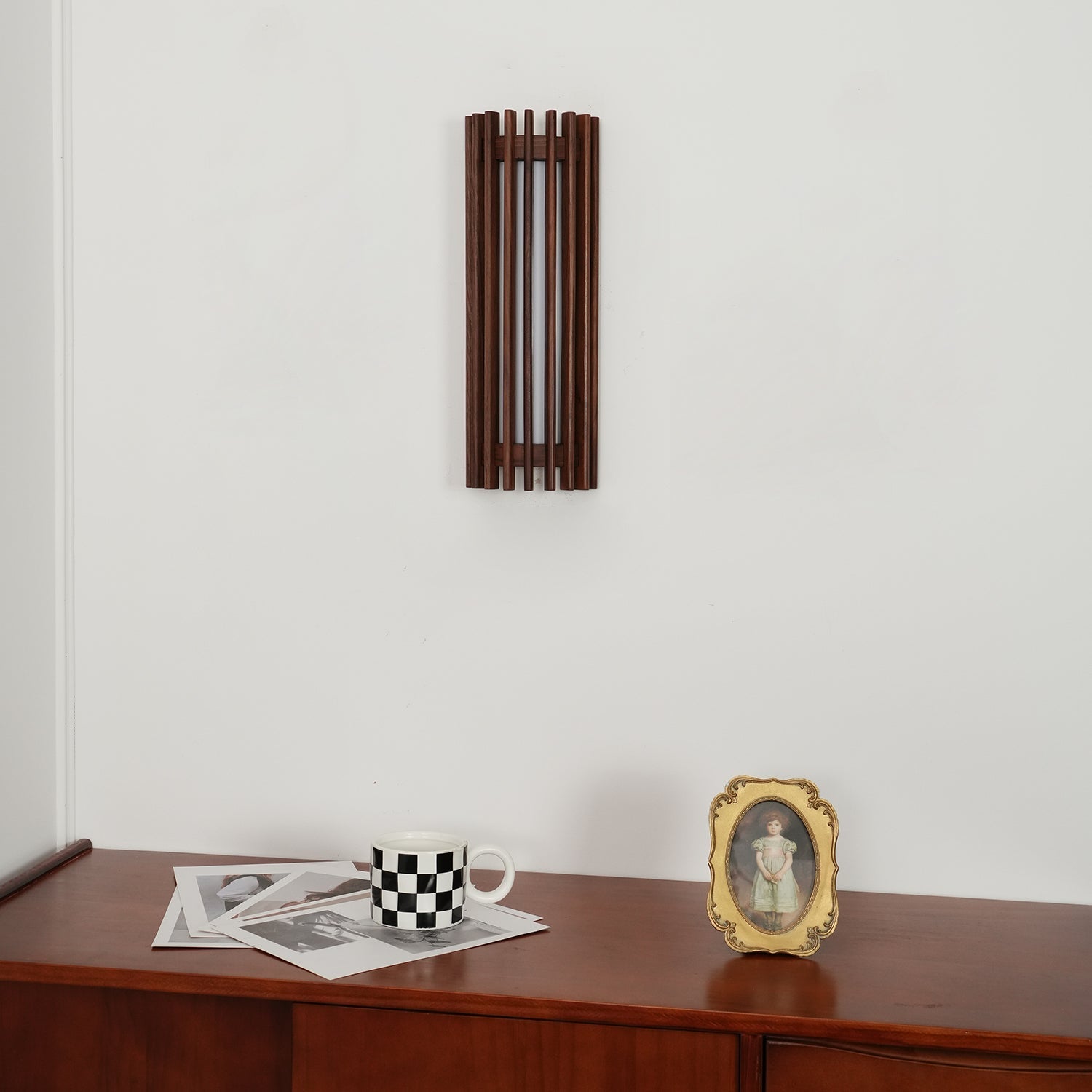 Slatted Wall Light | Vertical Ambient Sconce For Living Room Bathroom