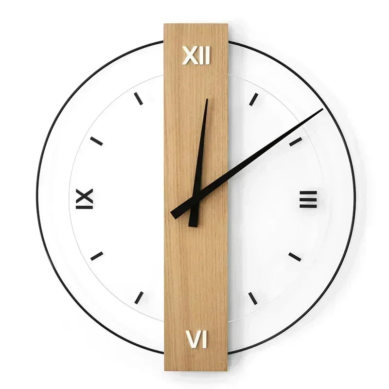 Minimalist Wall Clock | Living Room Bedroom Office Decor