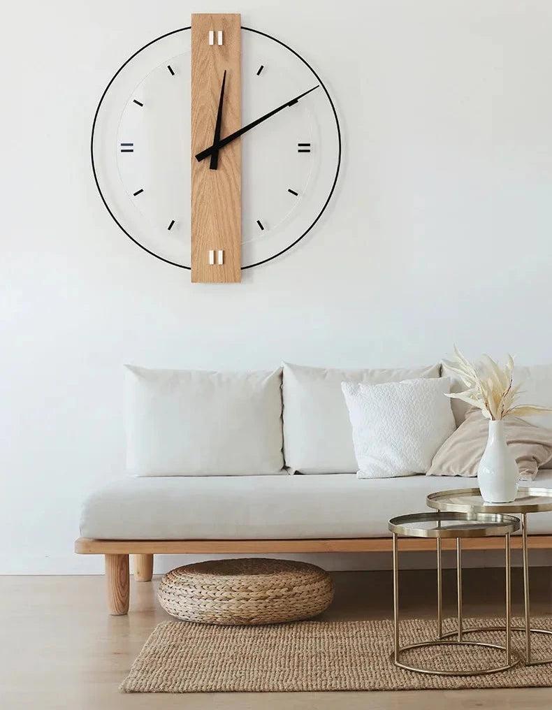 Minimalist Wall Clock | Living Room Bedroom Office Decor