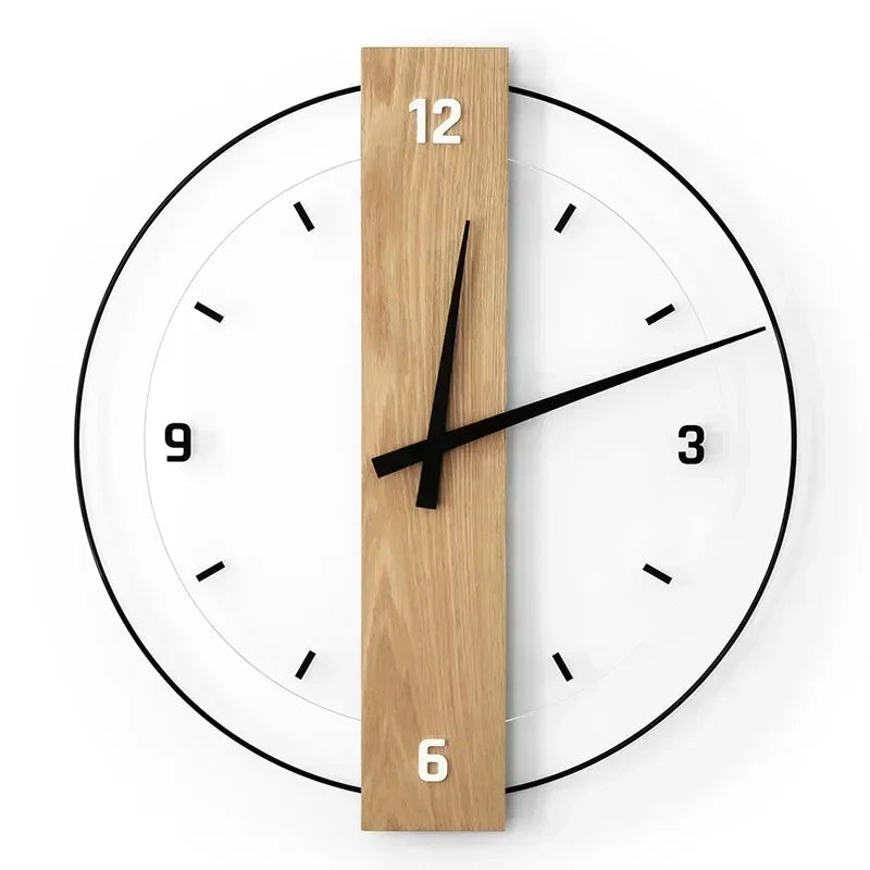 Minimalist Wall Clock | Living Room Bedroom Office Decor