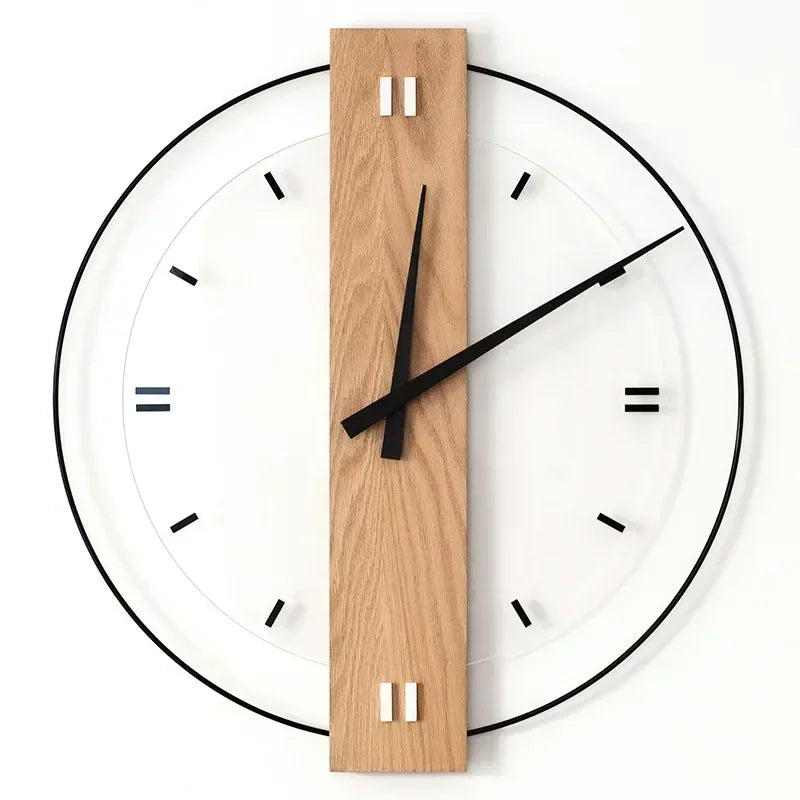 Minimalist Wall Clock | Living Room Bedroom Office Decor