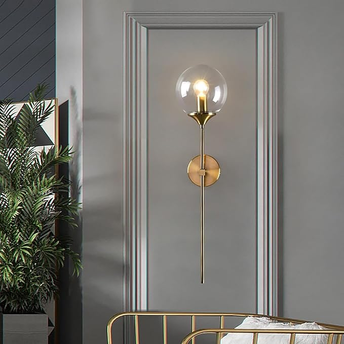 Globe Wall Light | Modern Accent Light for Living Room Bedroom Hallway