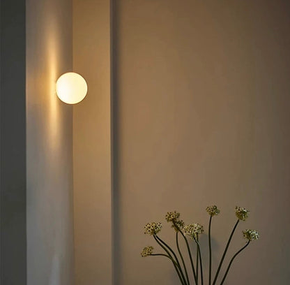 Globe Wall Light | Modern LED Sconce For Bathroom & Hallway