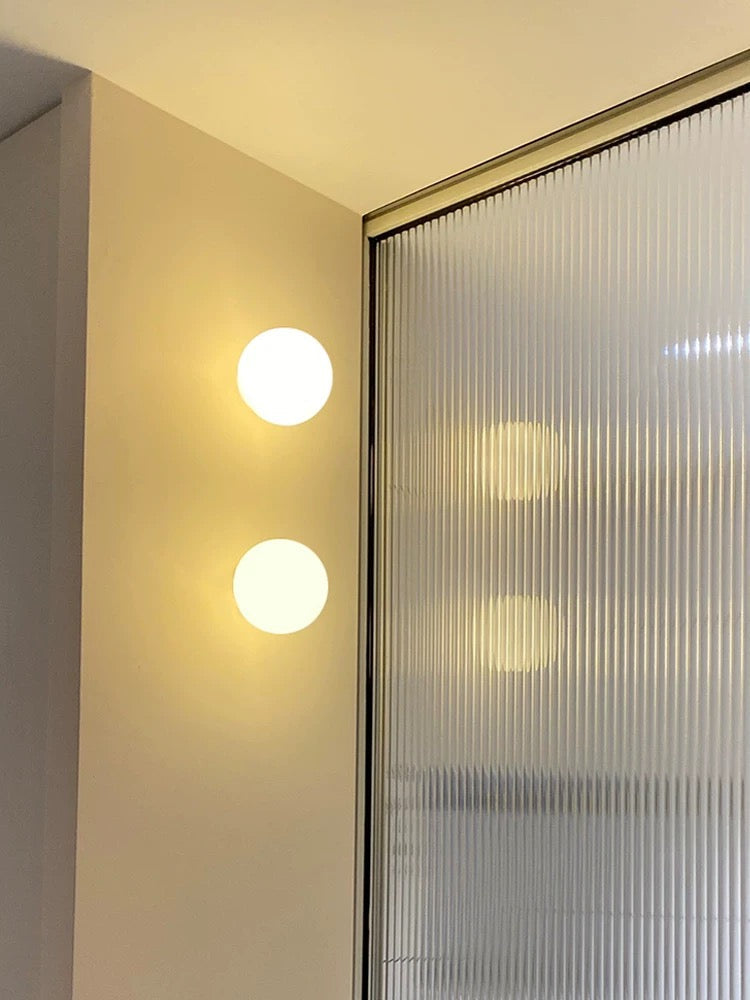 Globe Wall Light | Modern LED Sconce For Bathroom & Hallway