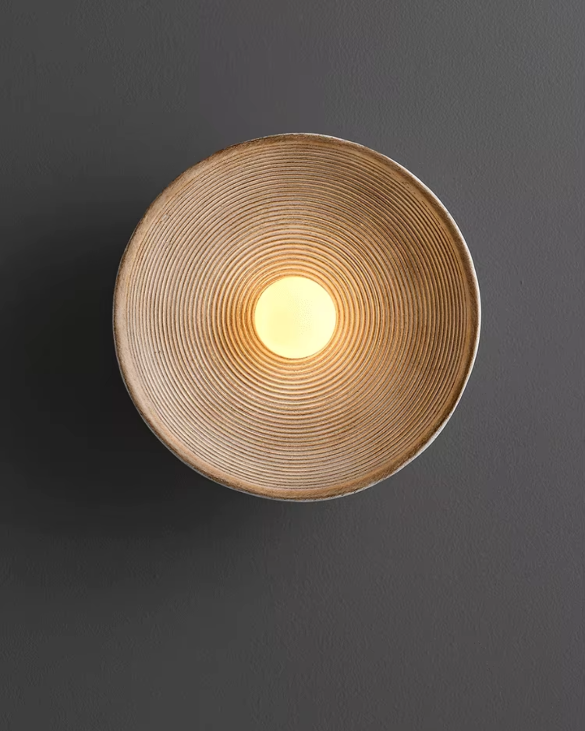 Round Wall Light | Organic Minimalist Accent Lighting