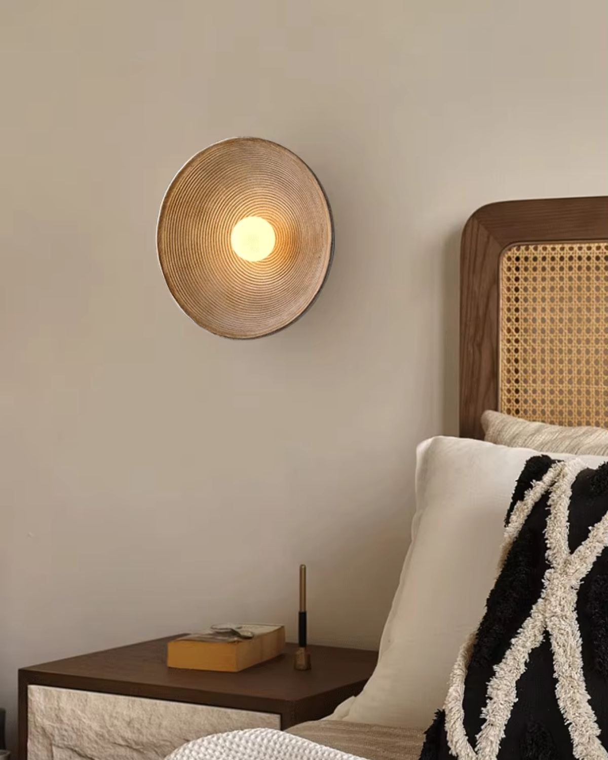 Round Wall Light | Organic Minimalist Accent Lighting