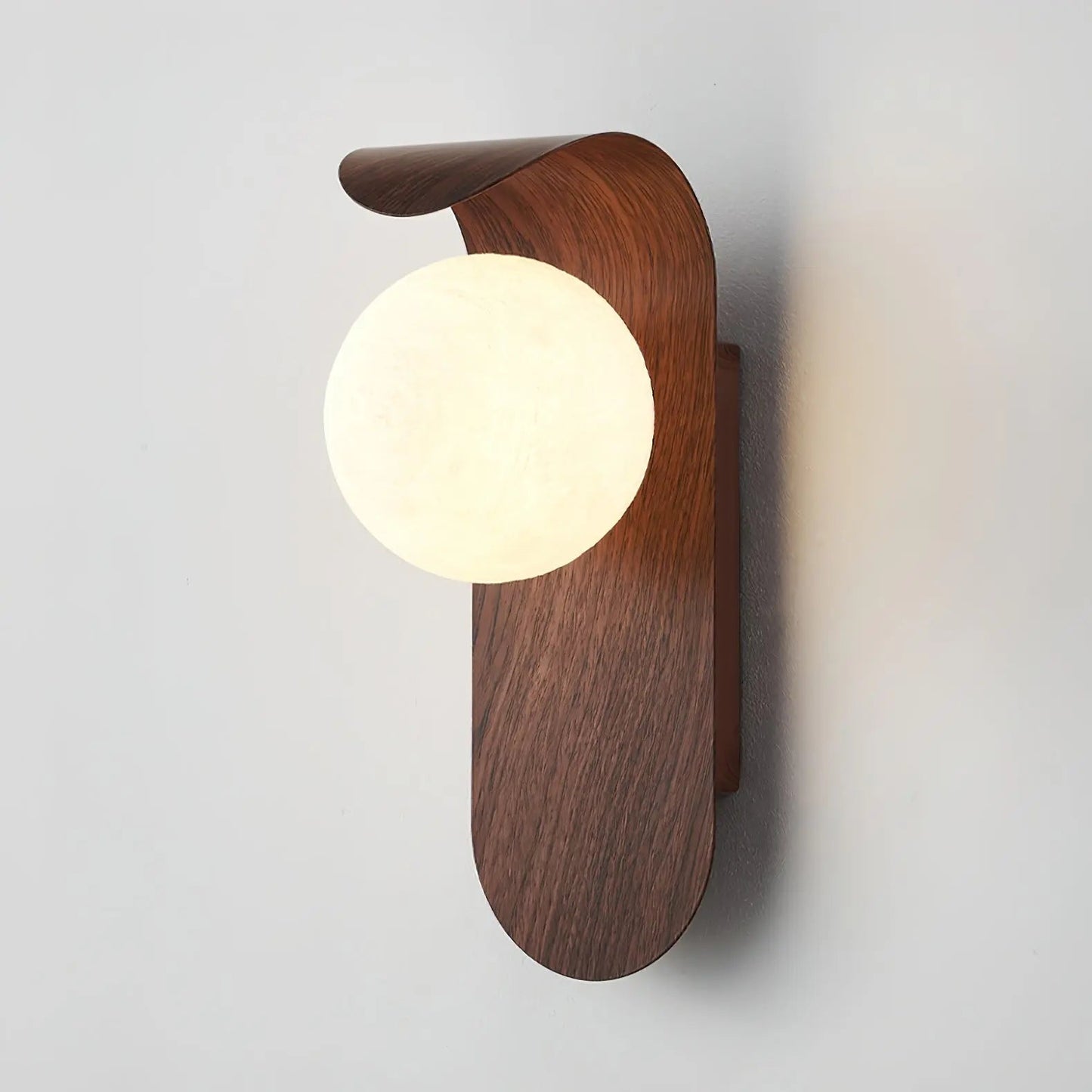 Japandi Wall Light | Globe Sconce For Bedroom & Hallway