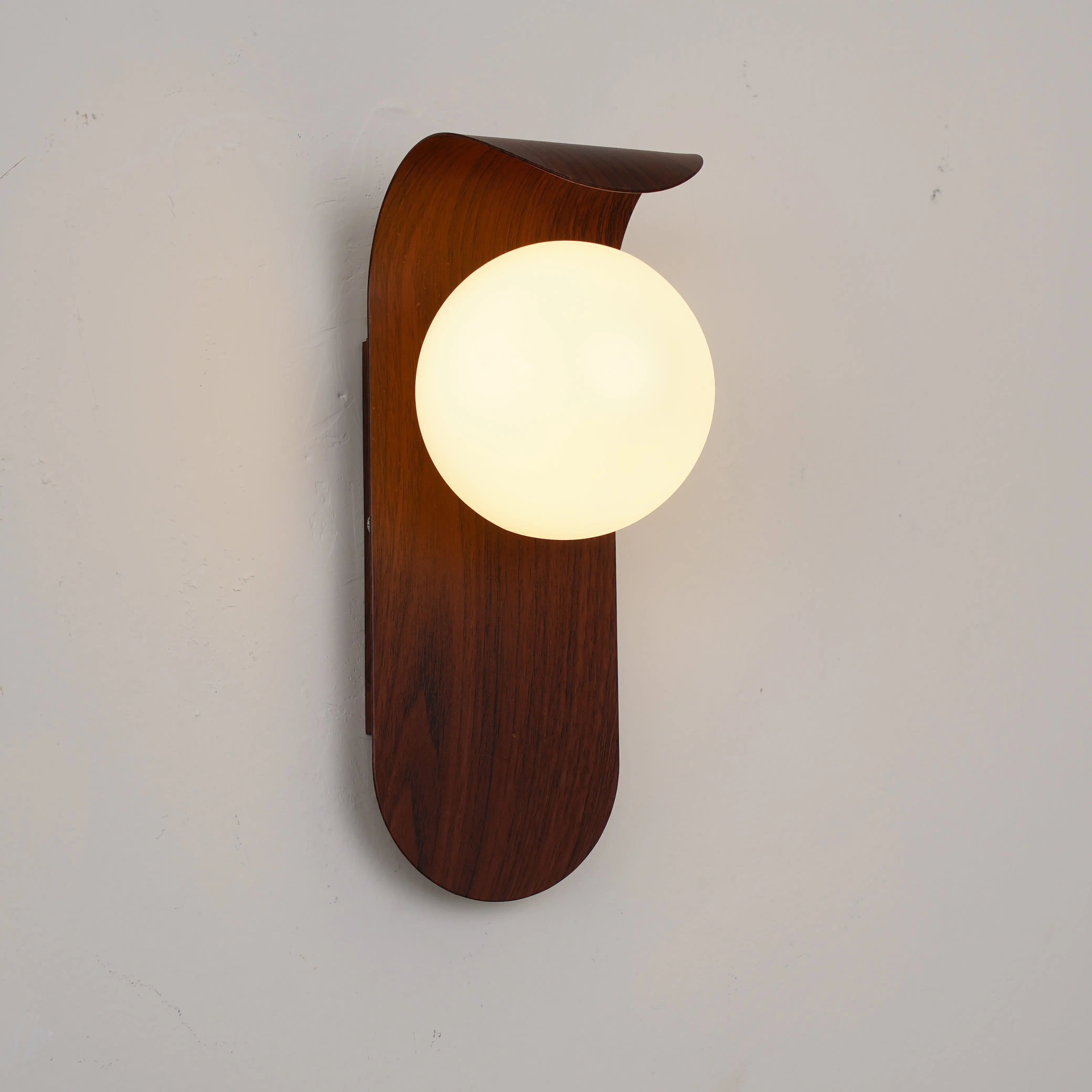 Japandi Wall Light | Globe Sconce For Bedroom & Hallway