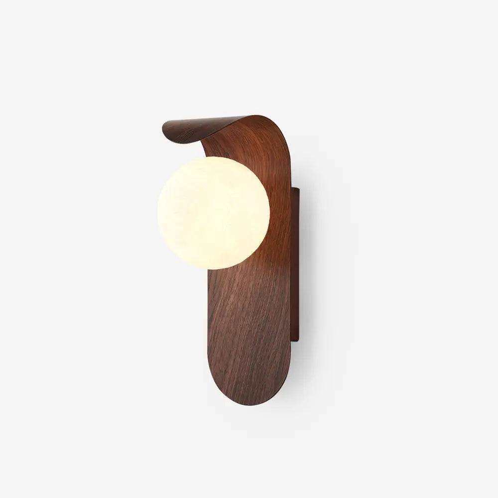 Japandi Wall Light | Globe Sconce For Bedroom & Hallway