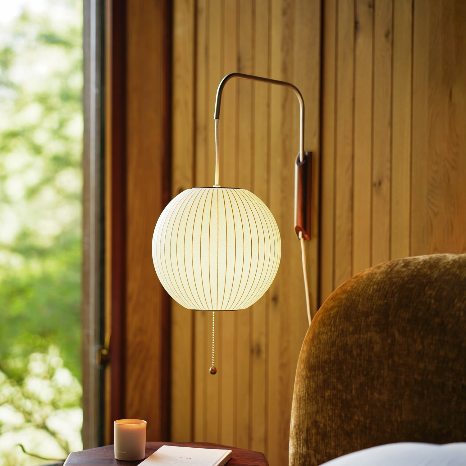 Japandi Wall Lamp | Adjustable Plug In Lighting