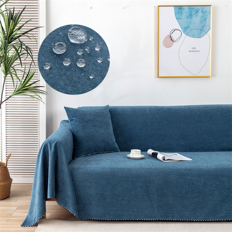 Waterproof Sofa Cover Throw | Non Slip Furniture Protector For Pets And Spills