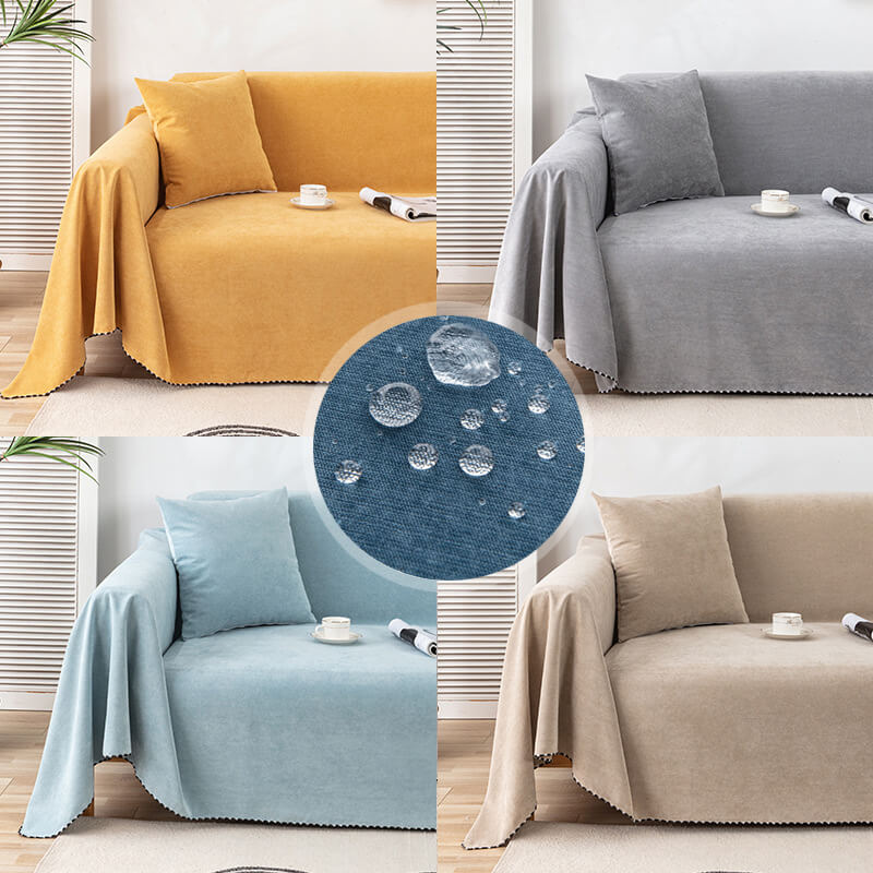 Waterproof Sofa Cover Throw | Non Slip Furniture Protector For Pets And Spills