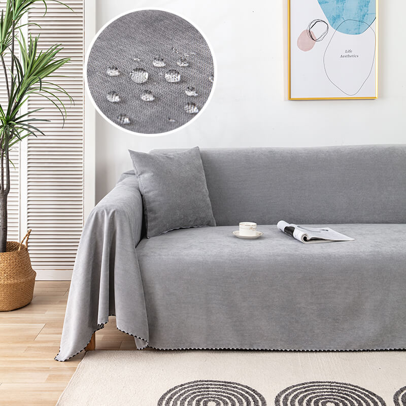 Waterproof Sofa Cover Throw | Non Slip Furniture Protector For Pets And Spills
