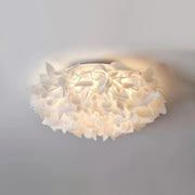 Flower Petal Ceiling Light | Flush Mount For Bedroom Hallway Entryway