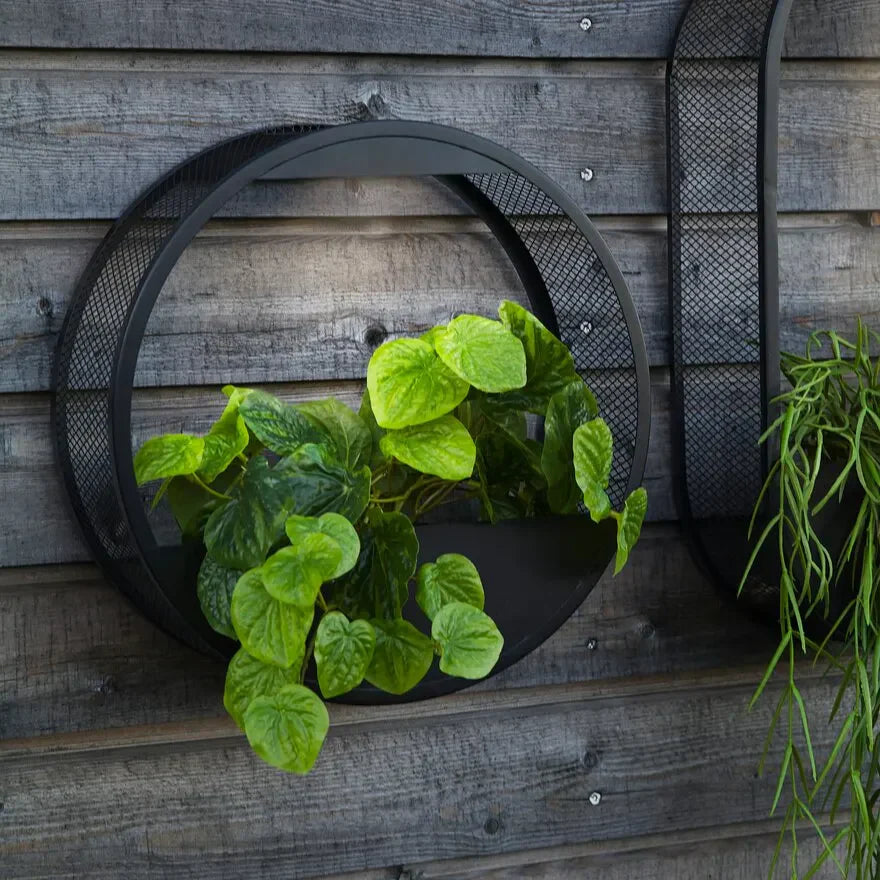 Solar Planter Wall Light | Outdoor Garden Decor For Fence & Patio