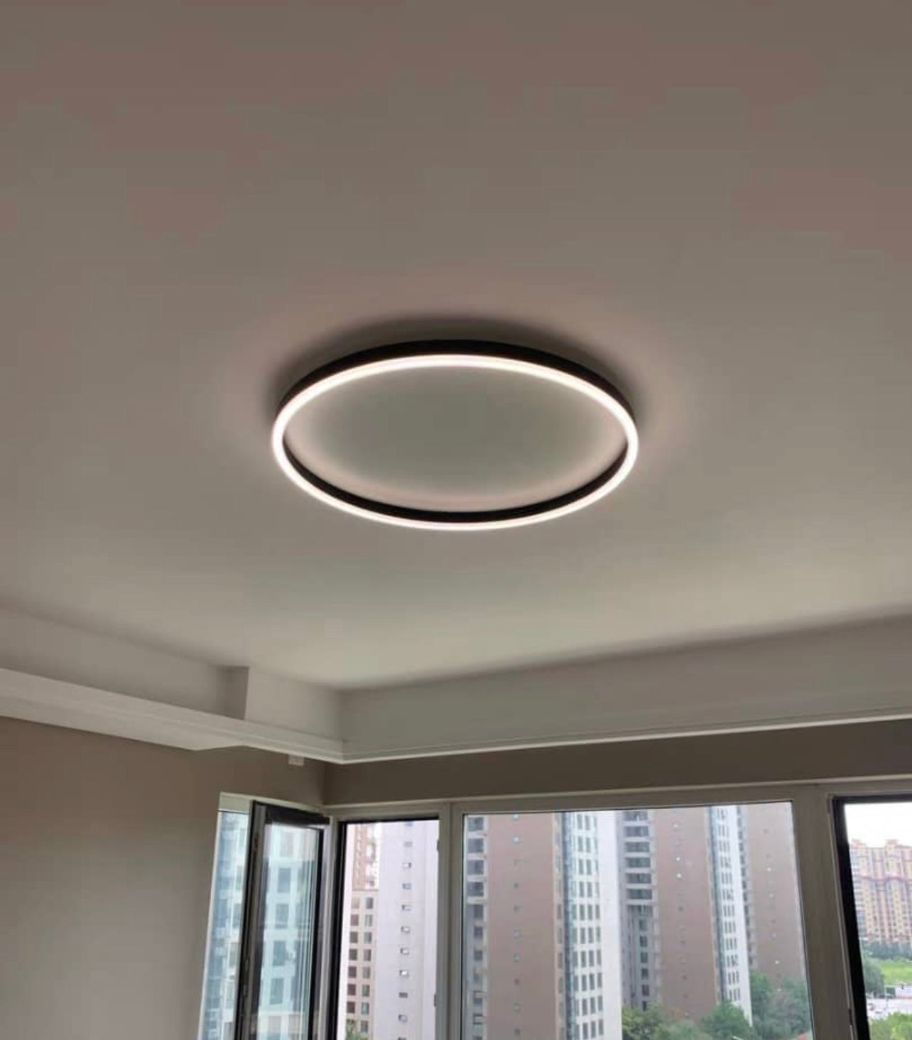 Round LED Ceiling Light | Dimmable Halo For Bedroom And Living Room